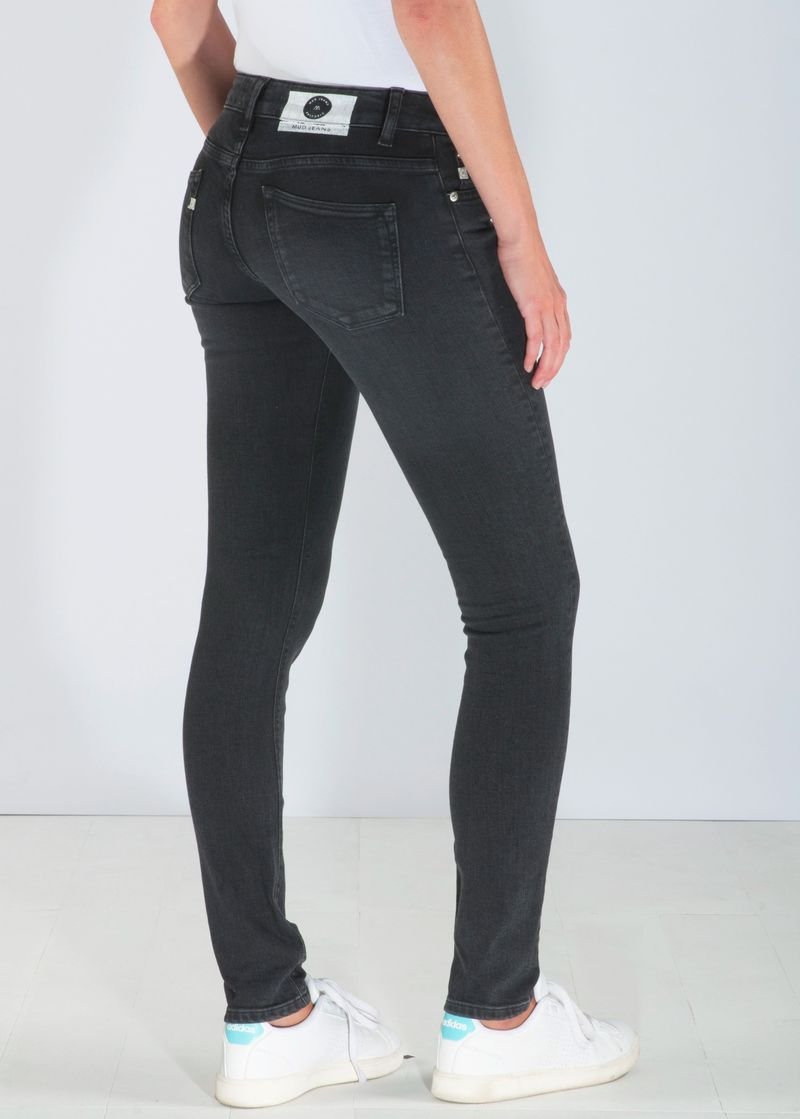 MUD Jeans Skinny Lilly stone black - Afbeelding 5