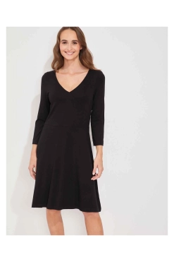 La-Fiancee-jurk-ecovero-Tallady-Black