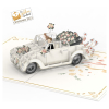 PaperCrush Pop-up kaart Trouwauto
