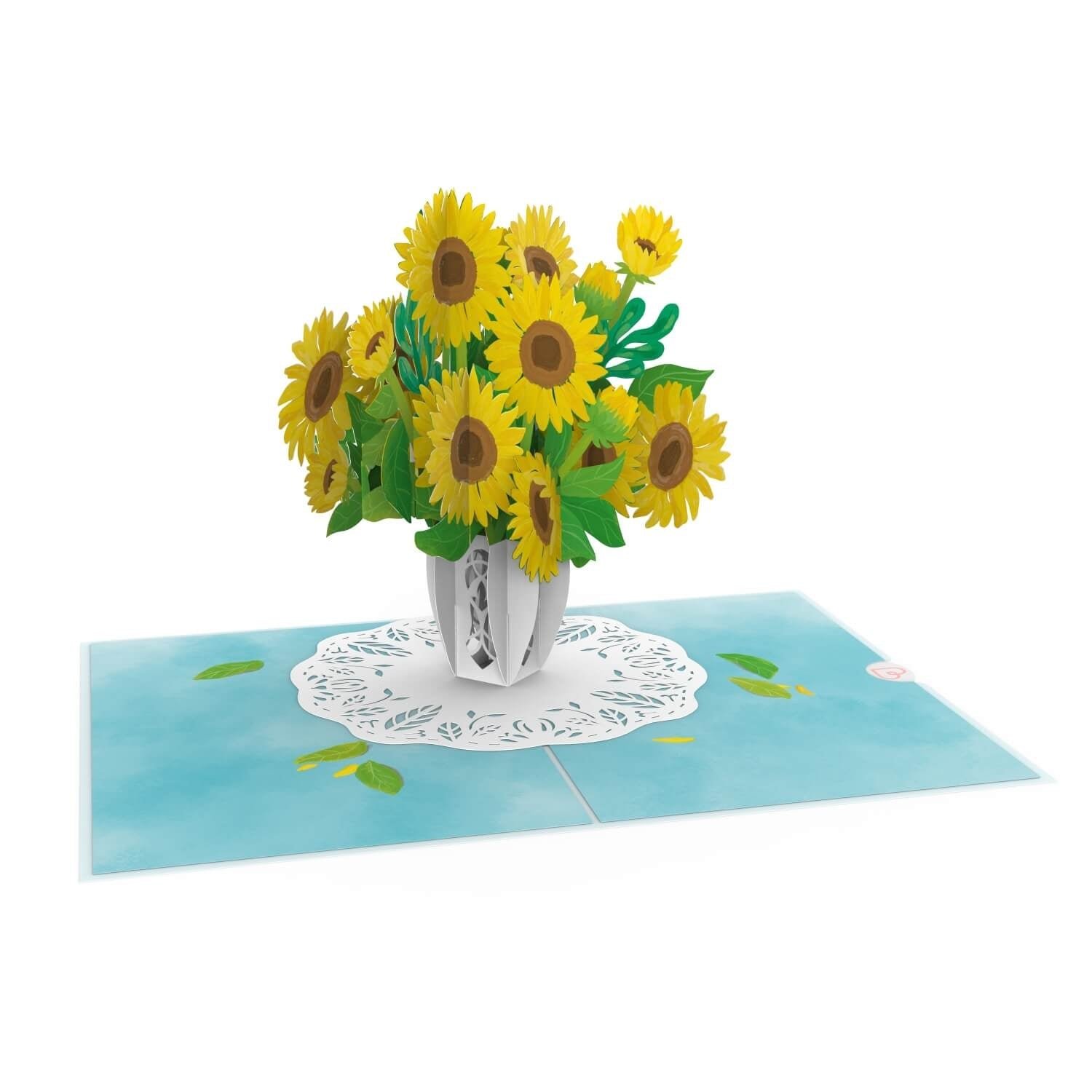PaperCrush Pop-Up Kaart Zonnebloemen - Afbeelding 3
