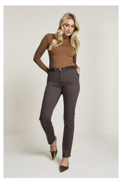Para-Mi-broek-Angie-Heaven-uni-elastic-donkerbruin-duurzaam-eerlijk