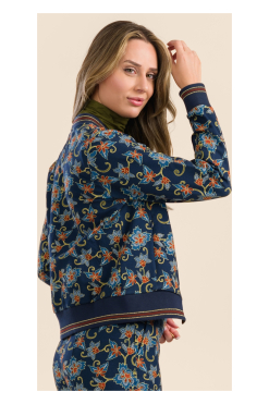 Ditha Bonita bomber jacket Royal