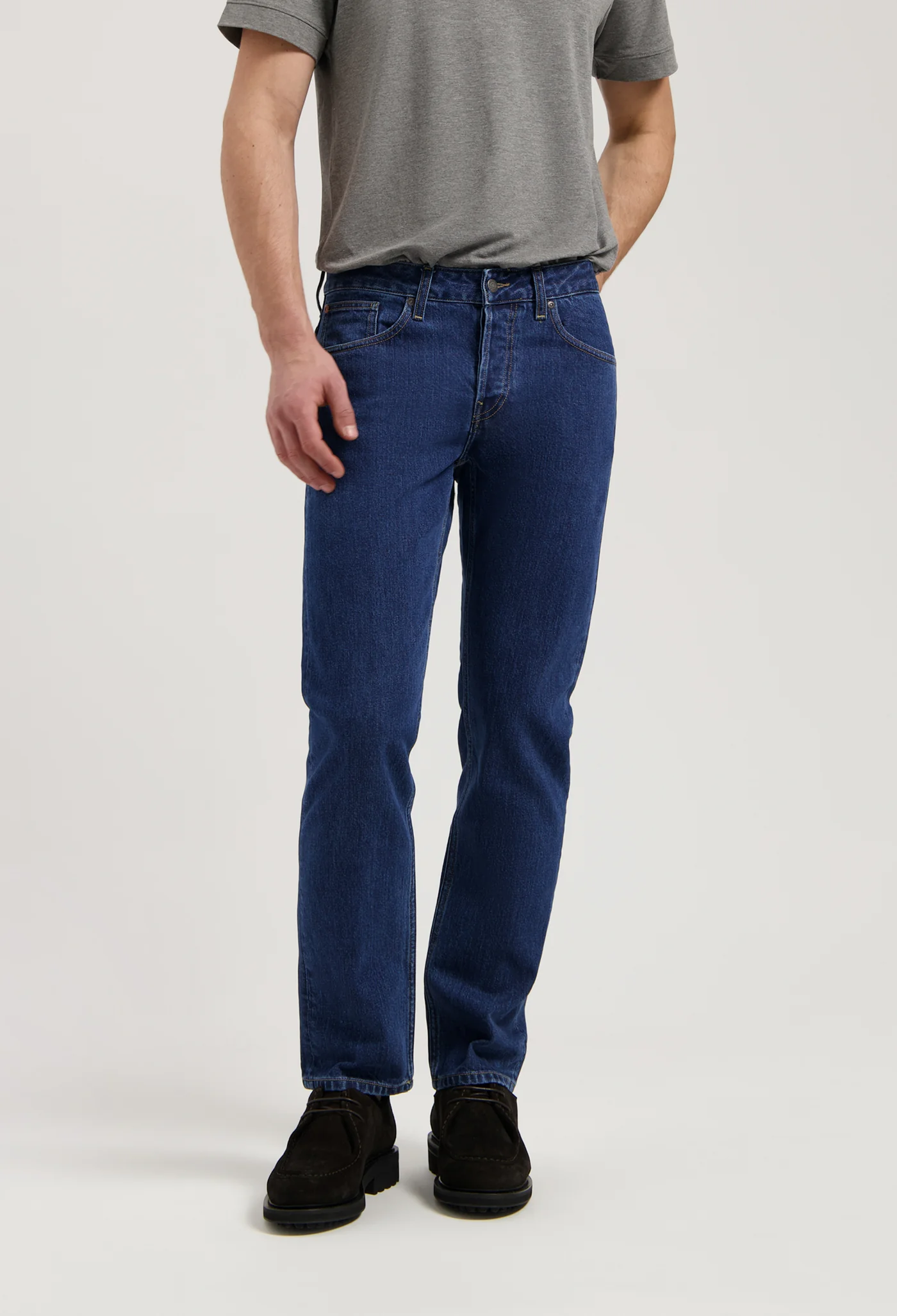 MUD-Jeans-herenjeans-Hank-mid-tapered-medium-stone