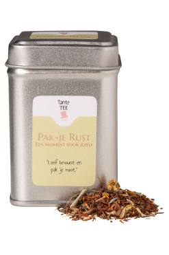 Tante TEE. Thee met een verhaal. Pak je rust. Een blend van kamille en lavendel