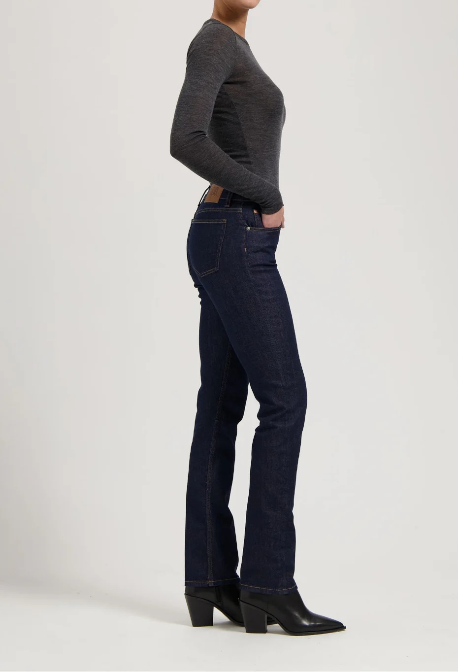 MUD Jeans Logan High Slim - Rinse L32