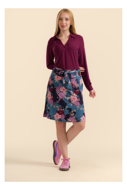LaLamour rok Demi oriental bird ecovero