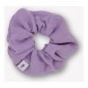 Hutch & Putch scrunchie van 100% mousseline biokatoen in lavendel – duurzame haaraccessoire, zacht, luchtig en zero waste gemaakt in Duitsland.